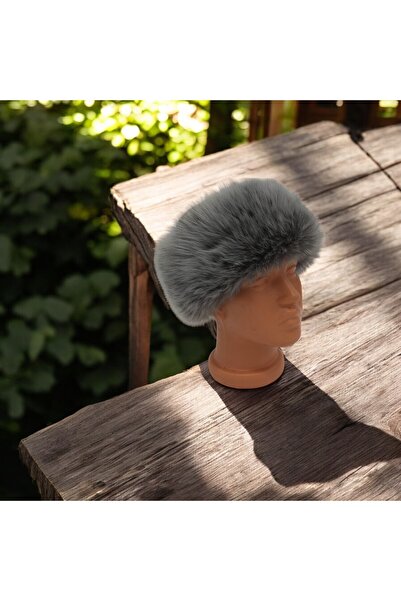 AbbasShop Toskana Deri Börk Bere Kürklü Börk Erkek Börk Kadın Börk Gri Renkli