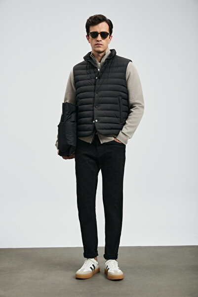 Lufian Anton Smart Jean Erkek Pantolon Slim Fit Siyah