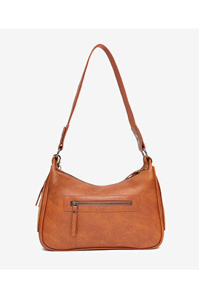 Greyder Kadın Taba Hakiki Deri Omuz Çantası 5K2CN69637