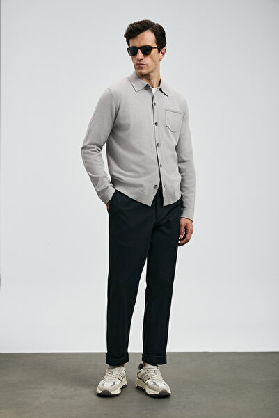 Lufian Rumi Smart Men's Chino Pants Slim Fit Black