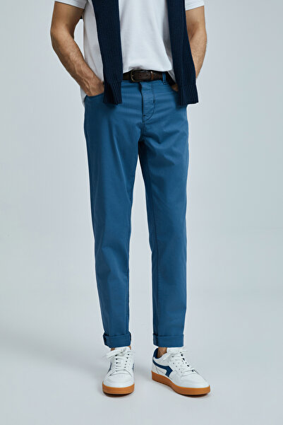 Lufian Helt Spor 5 Cep Erkek Pantolon Slim Fit Mürekkep Lacivert