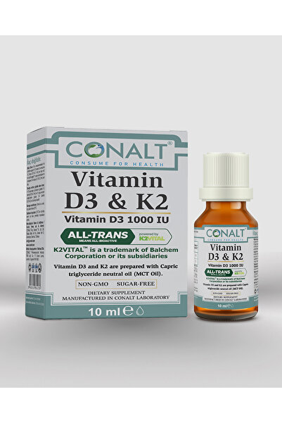 CONALT CONALT Vitamin D3 & K2 10 ML Güçlü Kemikler, Sağlıklı Yaşam!