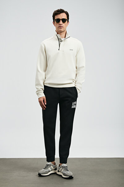 Lufian Ανδρικό φούτερ Wonder Ecru