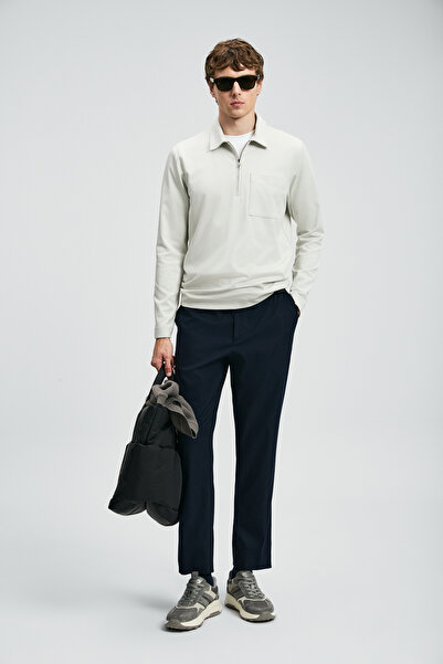 Lufian Lucas Smart Men's Polo T-Shirt Gray