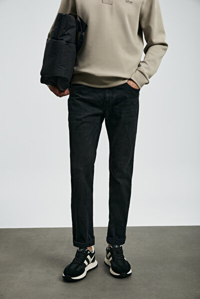 Lufian William Sport Jean Men's Trousers Slim Fit Black