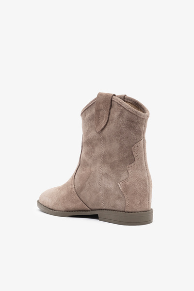 Louis Cardy Concus Vizon Hakiki Deri Kadın Gizli Topuk Bot