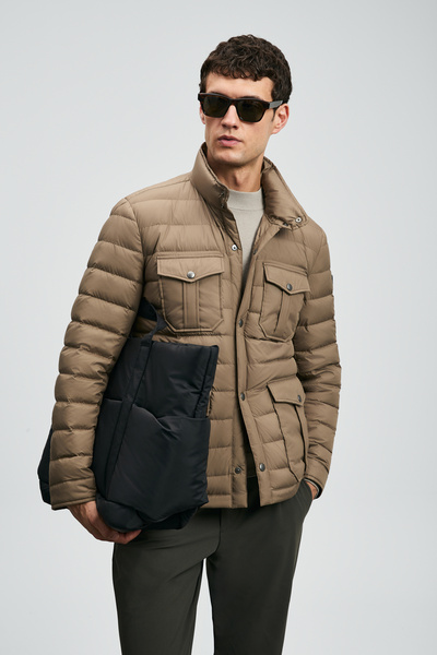 Lufian Daniel Goose down Men's Coat Earth