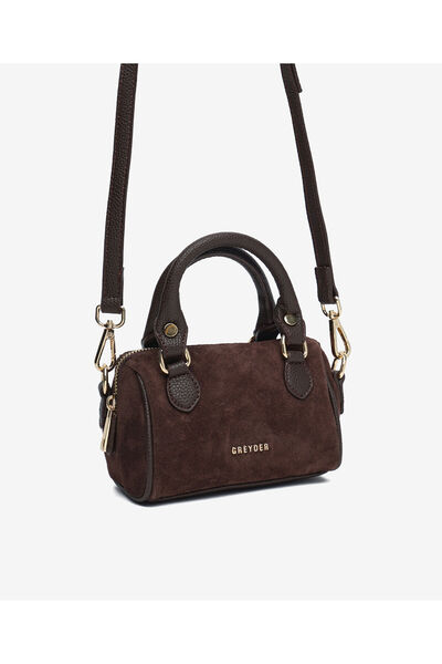 Greyder Kadın Kahverengi Hakiki Deri Çapraz Çanta 5K2CN69755