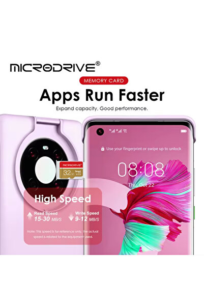 Choice بطاقة ذاكرة micro TF عالية السرعة من الفئة 10 بسعة 32 جيجابايت وبطاقة ذاكرة فلاش صغيرة للهواتف الذكية