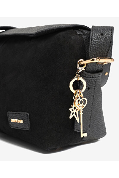 Greyder Kadın Siyah Hakiki Deri Çapraz Çanta 5K2CN69773