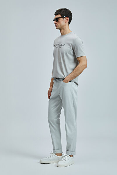 Lufian Helt Spor 5 Cep Erkek Pantolon Slim Fit Stone