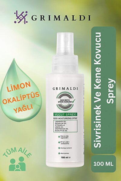 GRİMALDİ Koruyucu & Nemlendirici Vücut Spreyi (Sivrisinek ve Kene Karşıtı) – ...
