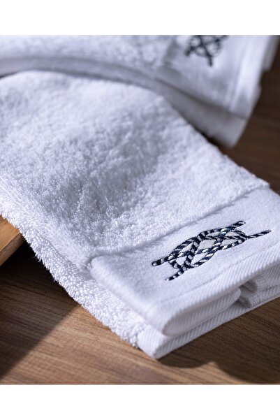 Madame Coco Avery 2-Pack 100% Cotton Hand Towels - White - 30X50 cm