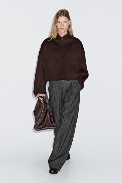 Massimo Dutti Dik yaka kısa ceket
