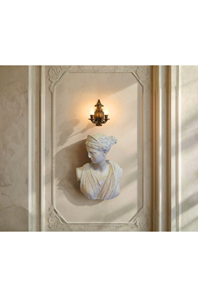 Yaratıcı sanatlar atölyesi Diana Duvar Büstü Duvar Heykeli Dekoratif Asma Büyük Boy Duvar Heykelleri Mitolojik Duvar Büstü