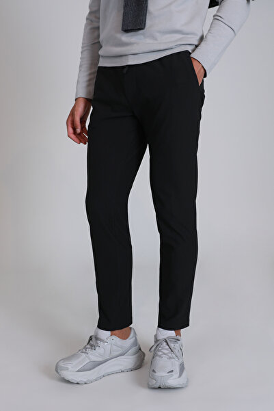 Lufian Luta Spor Erkek Chino Pantolon Slim Fit Siyah