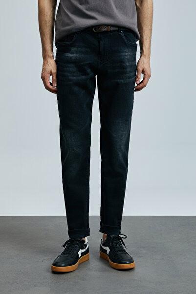 Lufian Ivan Smart Jean Erkek Pantolon Regular Fit Antrasit