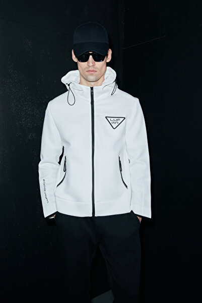 Lufian Ασπρόμαυρο μπλουζάκι Deep Sweatshirt