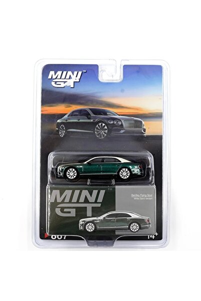 mini gt 1/64 Bentley Flying Spur White Sand Verdant-Blister Paket