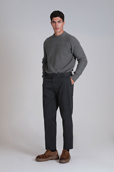 Lufian Gabrıel Spor Erkek Chino Pantolon Slim Fit Koyu Yeşil