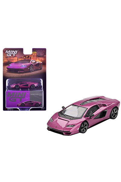 mini gt نموذج سيارة لامبورجيني كونتاش LPI 800-4 فيولا بمقياس 1/64 - إصدار الذ...