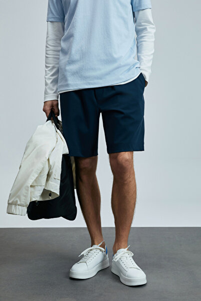 Lufian Moon Erkek Şort Eşofman Lacivert