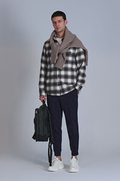 Lufian Eric Spor Erkek Chino Pantolon Slim Fit Lacivert