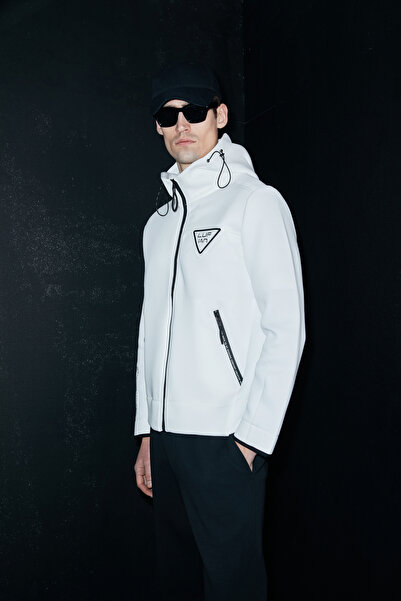 Lufian Ασπρόμαυρο μπλουζάκι Deep Sweatshirt