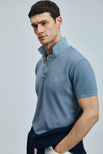 Lufian Vernon Smart Men's Polo T-Shirt Gray
