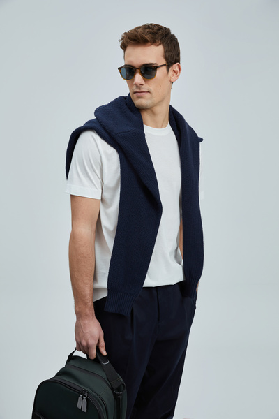 Lufian Bran Modern Graphic T- Shirt Off White