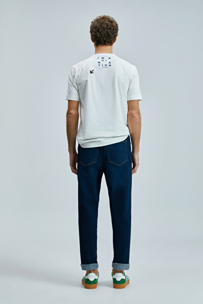 Lufian Eye Modern Graphic T- Shirt White