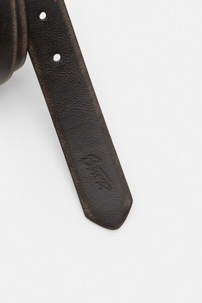 Pull & Bear STWD Leather Effect Belt