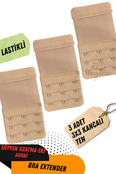 red iç giyim Set de accesorii pentru prelungire pentru sutien elastic cu cârl...