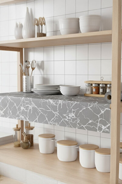 Pimula home Non-Slip Kitchen Bathroom Inside the Cabinet Multi-Purpose Drawer Shelf Display Case Cover -Marble-1045-F