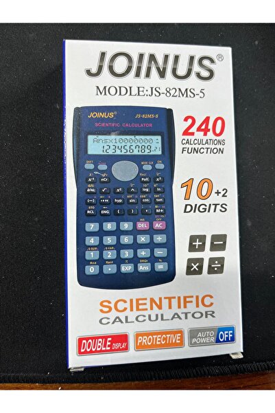 sgeteknoloji JOİNUS 240 FONKSİYONLU DİJİTAL BİLİMSEL HESAP MAKİNESİ JS-82MS-5