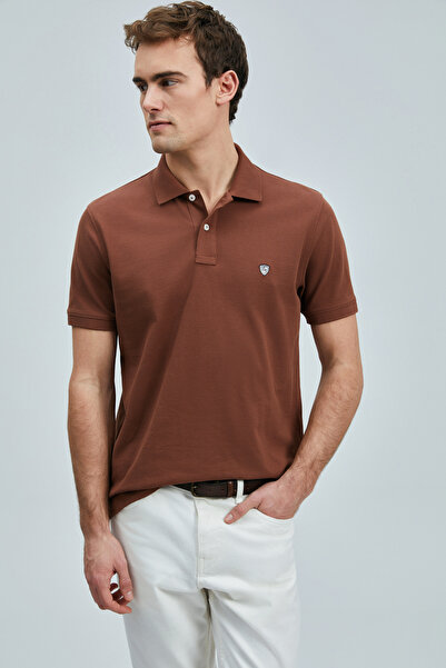 Lufian Laon Smart Erkek Polo Tişört Kiremit