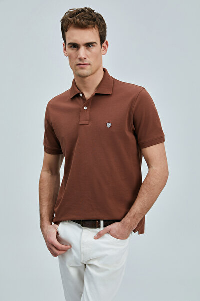 Lufian Laon Smart Erkek Polo Tişört Kiremit