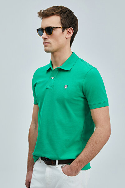 Lufian Laon Smart Men's Polo T-Shirt Light Green