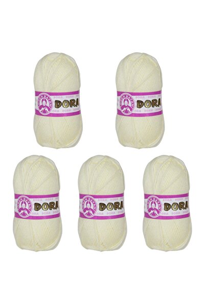 Ören Bayan خيوط حياكة أورين دورا - كريمي - عبوة من 5 قطع - (رمز اللون: 005)