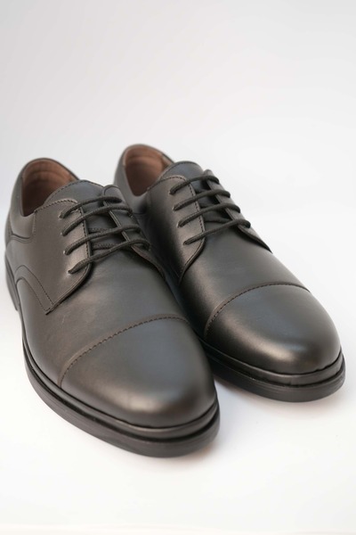 Kristal Dim.105-2 Повністю ортопедичні, зсередини та зовні з натуральної шкіри, стильні, широкі чоловічі черевики