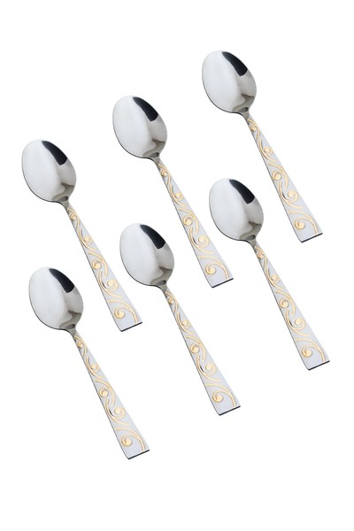 HIC 6-piece stainless steel spoon set