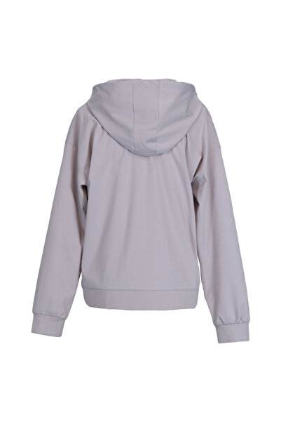 Lufian Γυναικείο πλεκτό φούτερ Brera - Πέτρινο μοντέλο