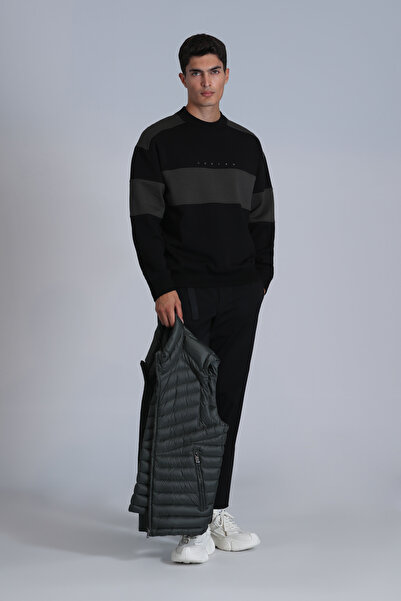 Lufian Pıeces Erkek Sweatshirt Siyah