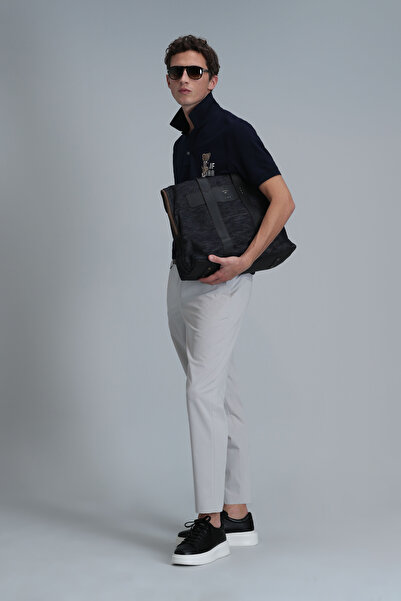 Lufian Ανδρικό μπλουζάκι Polo - Crystal Smart, Navy