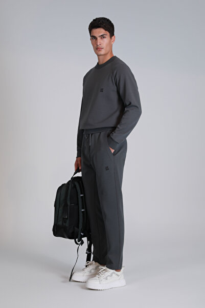 Lufian Grant Erkek Sweatshirt Haki
