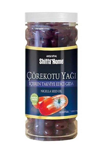 Shiffa Home Çörekotu Yağı Softjel  1000 mg  2 Adet
