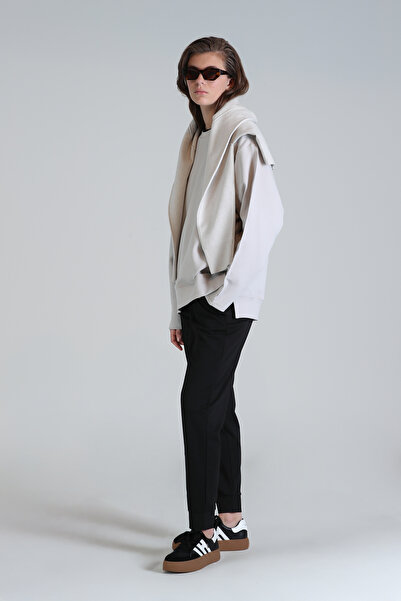 Lufian Porto Kadın Pantolon Siyah