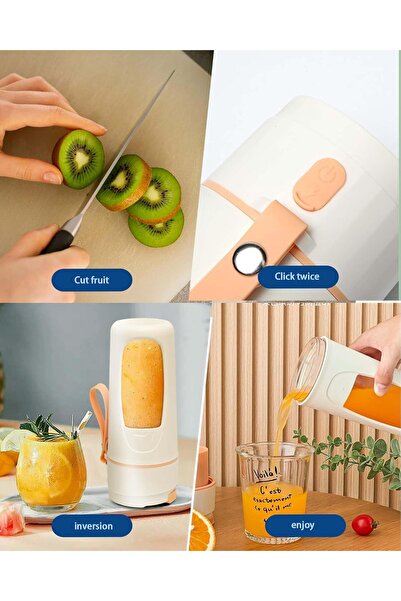 Hope Electric Citrus Juicer – Portable USB Rechargeable Fruit Juicer for Orange, Lemon, Grapefruit