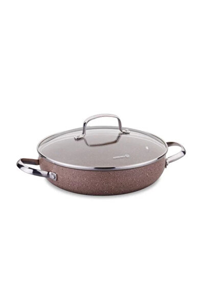 KORKMAZ Granite Short Brownie Frying Pan. Capacity 26CM. / A2909