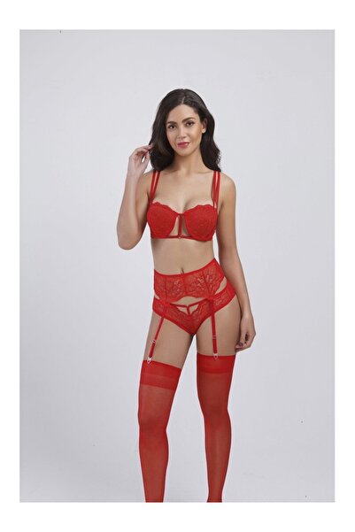 BÜŞRA 146 Balenli Destekli Jatiyer Sütyen Takım